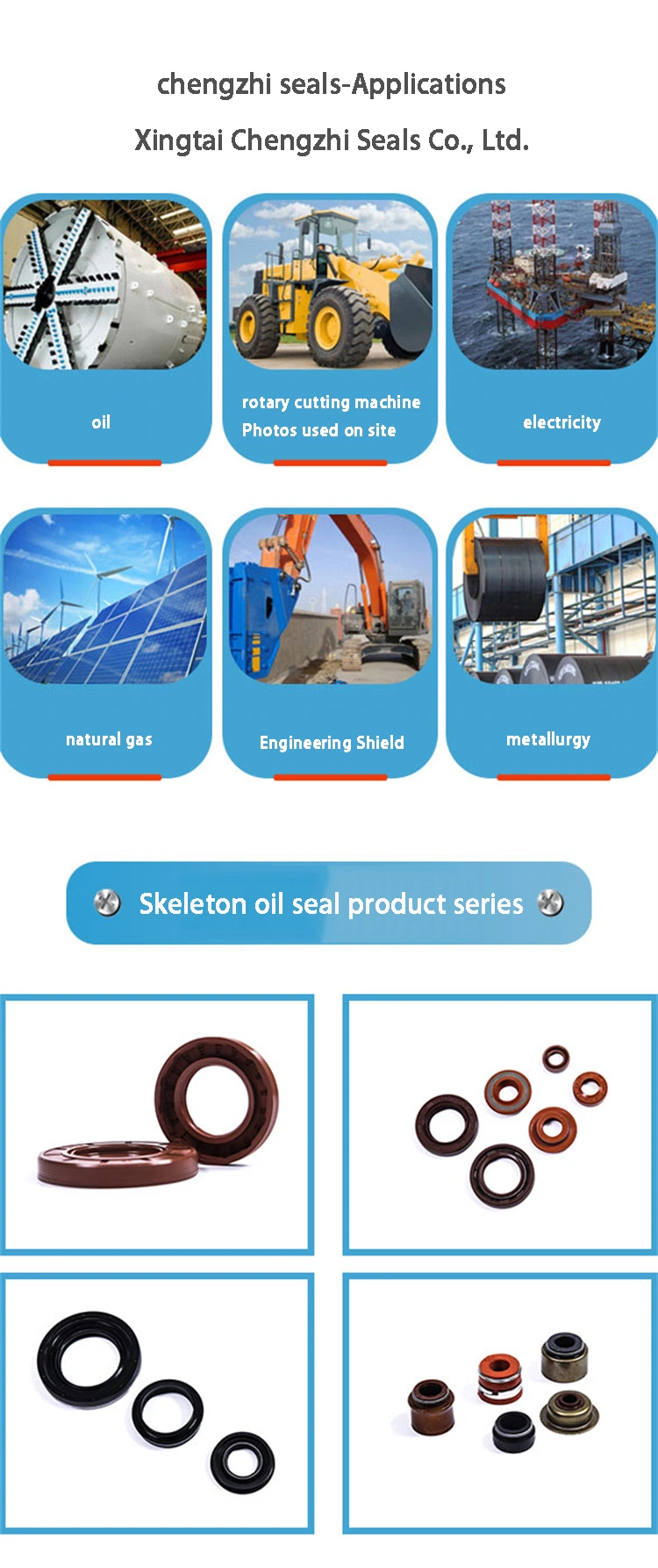 Customized Valve Stem NBR Hydraulic Seal Framework Oil Seal - China Oil Seal and Mechanical Seal