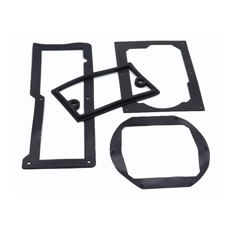 Custom Moulded Industrial Rubber Shaped Blocks Sealing Rings Formed Rubber Parts
